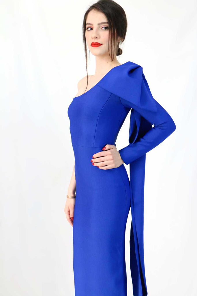     vestido-largo-con-manga-larga-color-azul-marca-mexicana-modelo2