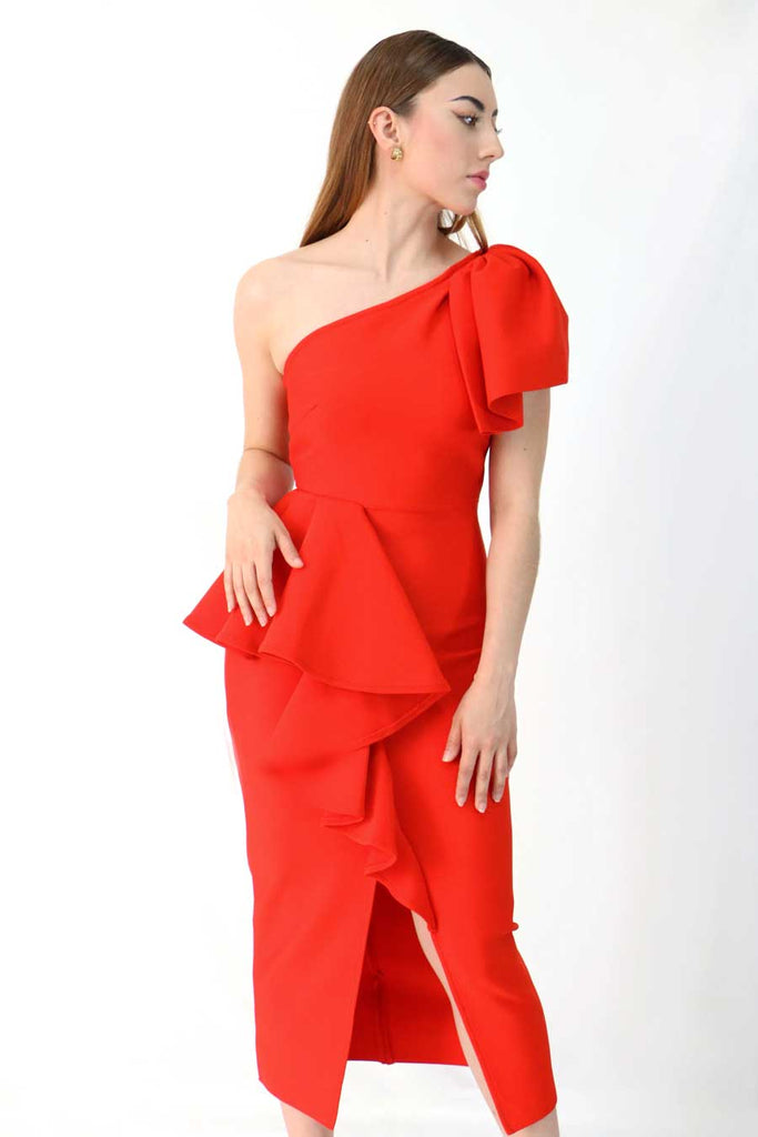     vestido-largo-manga-abombada-color-rojo-marca-mexicana-modelo4
